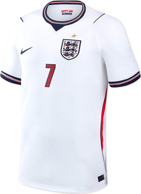 Bukayo Saka England National Team 2026 Stadium Home Men's Nike Dri-FIT Soccer Jersey