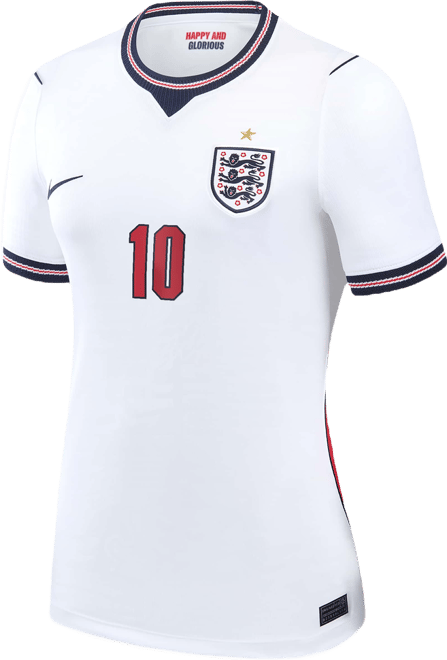 Jude Bellingham England National Team 2026 Stadium Home Jersey de fútbol Nike Dri-FIT para mujer