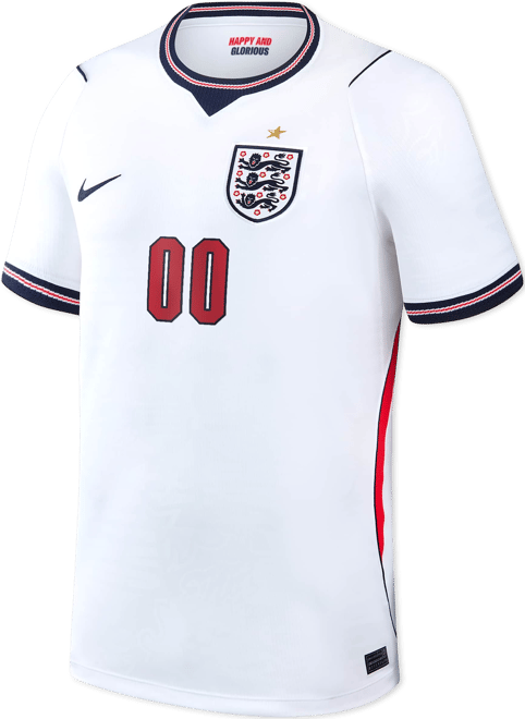 England 2026 Stadium Home Men's Nike Dri-FIT Soccer Replica Custom Jersey By You