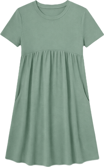 t-shirt dress empire waist Missy Empire modal bell sleeve fitted T-shirt dress in black