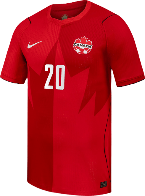 Jonathan David Canada Soccer 2026 Match Home Men's Nike Dri-FIT ADV Soccer Jersey
