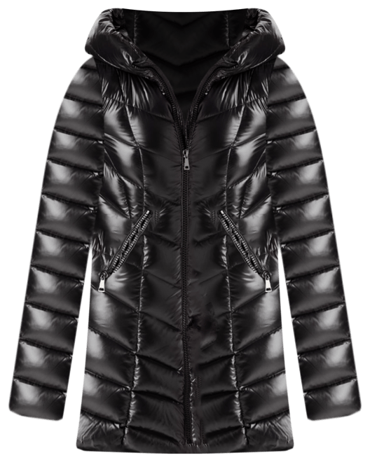 Black Marus Long Down Jacket - Long Down Jackets for Women