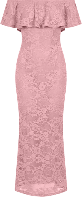 Petal and Pup Women's Mirelle Off Shoulder Lace Maxi Dress - Macy's