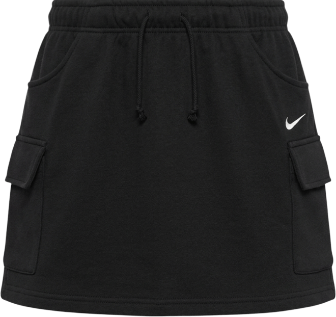 Nike Sportswear Phoenix Fleece Minifalda cargo de tiro medio para mujer