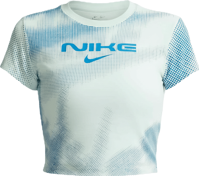 나이키 스포츠웨어 칠 니트 여성 슬림 크롭 티셔츠