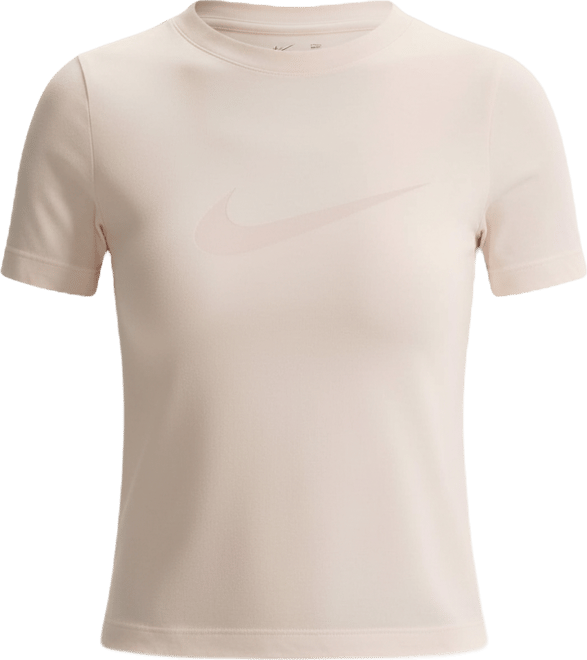 나이키 스포츠웨어 여성 슬림 반팔 번아웃 로고 탑