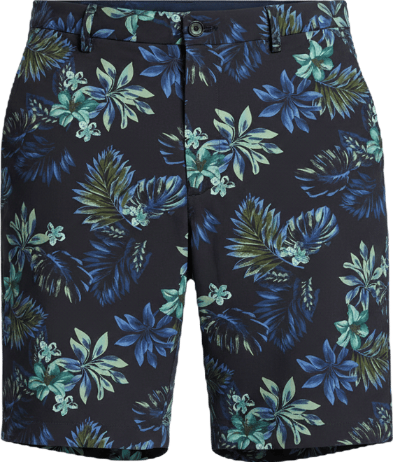 シャルボンcharbon FLOWER7POCKETSRACINGSHORTS Traveler® Performance Tailored Fit Floral Shorts 7 Inch Inseam