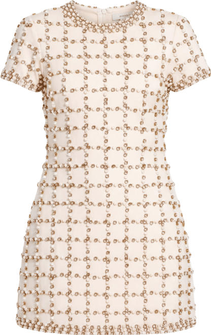 knee length dresses for ladies Clean-Cut Neoprene Mini Dress