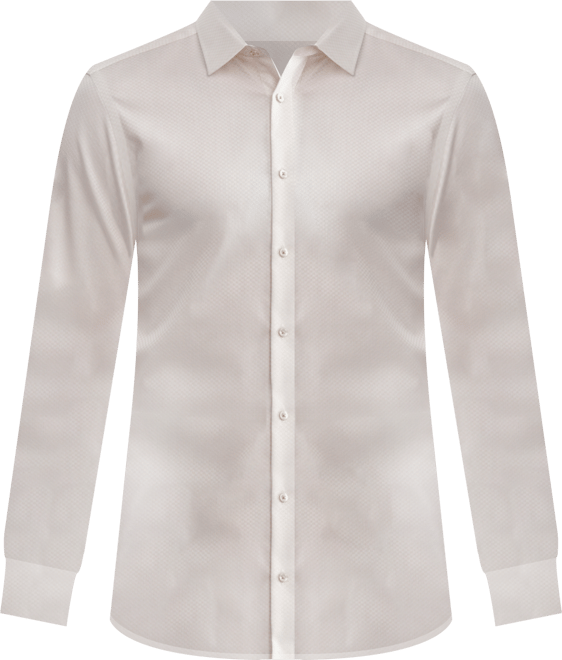Calvin Klein Refined Cotton Stretch, Men's Slim Fit Dress Shirt - Macy's