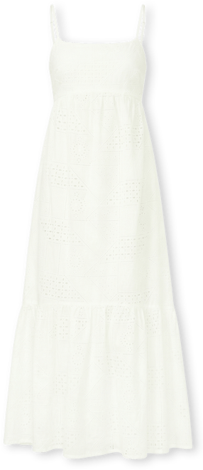 On Sale Square Neck Macys Sleeveless Dresses And Now This Women's  Embroidered Linen-Blend Maxi Dress,