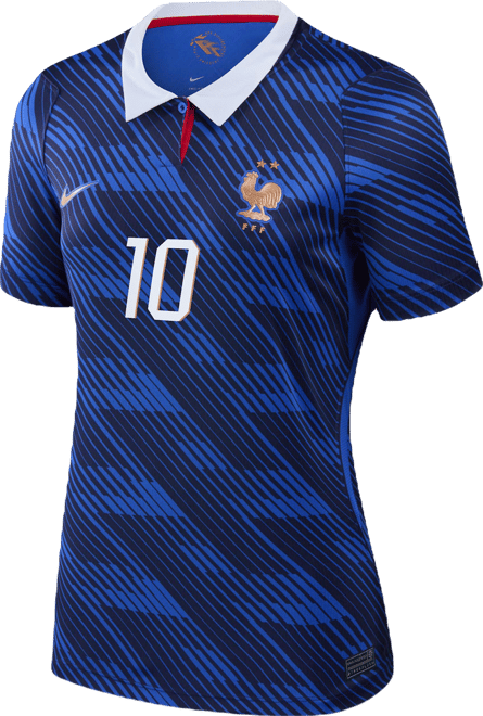 Kylian Mbappé France National Team 2026 Stadium Home Women's Nike Dri-FIT Soccer Jersey