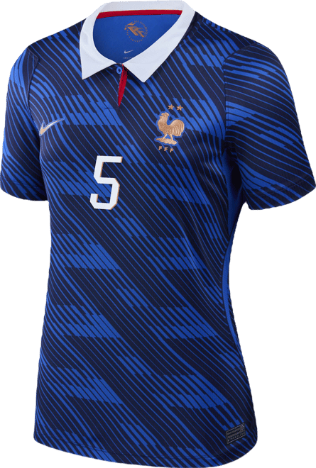 Jules Koundé France National Team 2026 Stadium Home Women's Nike Dri-FIT Soccer Jersey