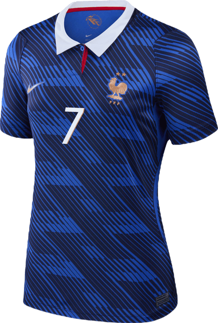Ousmane Dembélé France National Team 2026 Stadium Home Women's Nike Dri-FIT Soccer Jersey