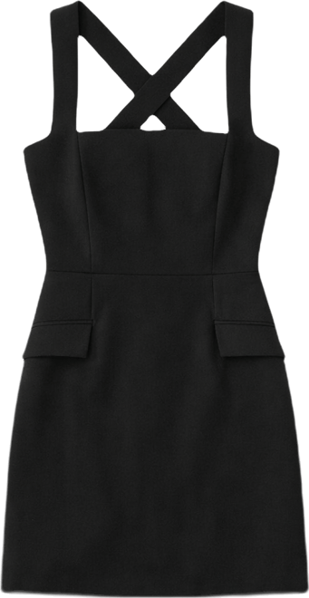 FRENCH CONNECTION Whisper Cross Back Halter Mini Dress | Bloomingdale's  Women