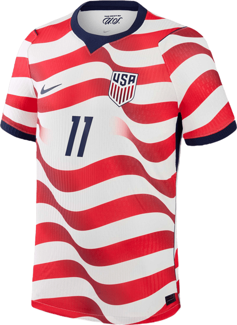 Brenden Aaronson del USMNT local 2026 Match Jersey de futbol Nike Aero-FIT para hombre