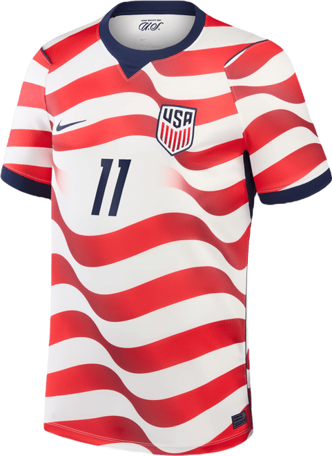 Brenden Aaronson USMNT 2026 Stadium Home Men's Nike Dri-FIT Soccer Jersey