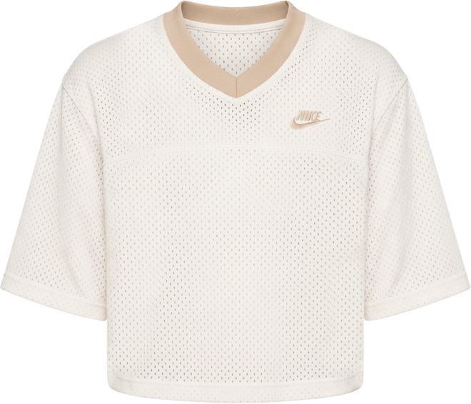 Nike Sportswear Women's Oversized Heritage Cropped Mesh Jersey