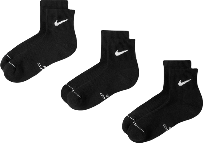 Nike Everyday továbbfejleszett változat Bokazokni (3 pár)
