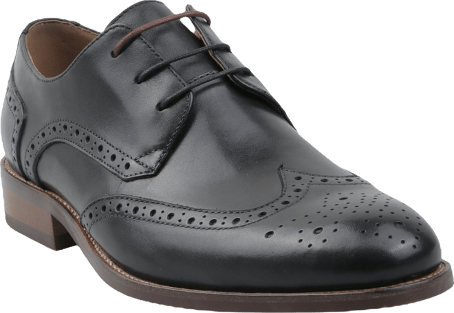 mens black dress shoes macy's BarIII Men's Block Heel Dress Shoes - Black