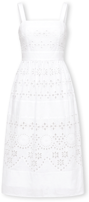 genesis midi dress Women's Genesis A-line Pleated Taffeta Silk Midi Dress S/M/L/XL White/Beige/Baby Blue MEAN BLVD Baby Blue / M