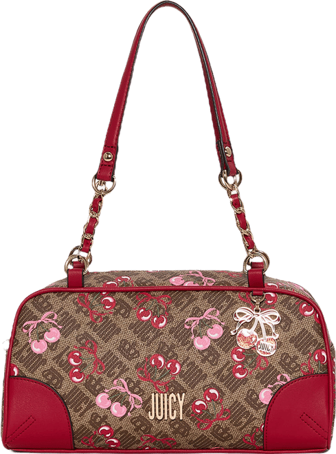 Juicy By Juicy Couture Cherry Darlin' Satchel, Color: Chestnut