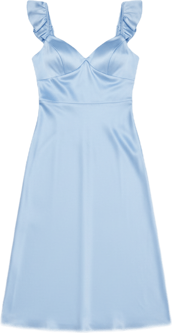 B. Darlin Womens Juniors Sleeveless Slip Dress, Color: Lt Blue - JCPenney