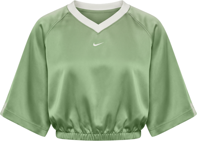 Nike Sportswear เสื้อผ้าซาตินขนาดโอเวอร์ไซส์ผู้หญิง