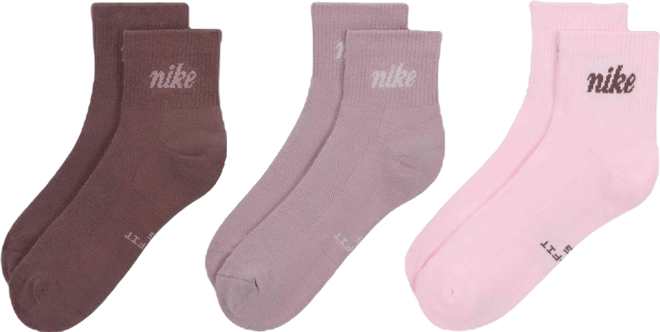 Nike Everyday Elevated Ankle Socks (3 Pairs)