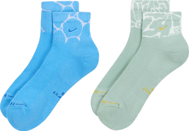 Nike Everyday Elevated Ankle Socks (2 Pairs)