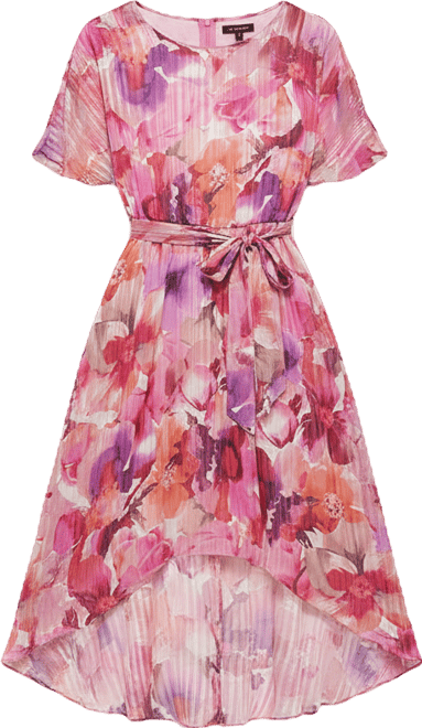 jessica howard floral fit and flare dress Jessica Howard Womens Party Mini Fit & Flare Dress Pink 16 main image 0
