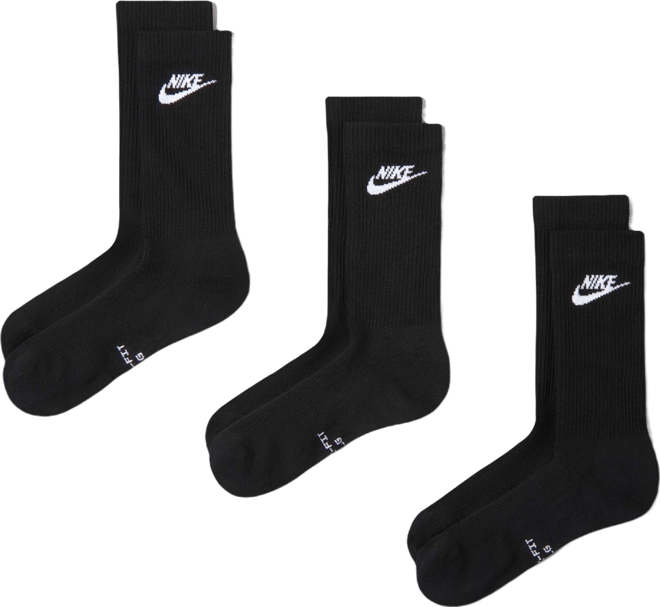 Nike Everyday Elevated Crew Socks (3 Pairs)