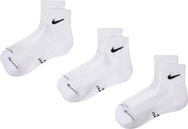 Nike Everyday Elevated Ankle Socks (3 Pairs)
