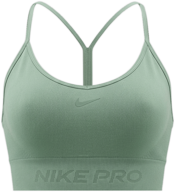 Nike Pro Seamless Sport-bh met vulling en lichte ondersteuning