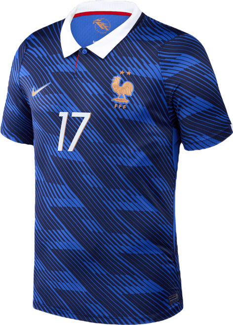 William Saliba France National Team 2026 Stadium Home Jersey de fútbol Nike Dri-FIT para hombre