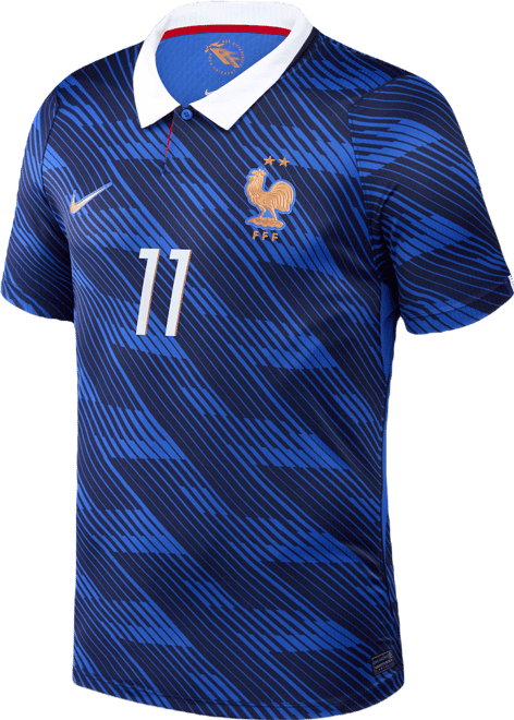 Michael Olise France National Team 2026 Stadium Home Men's Nike Dri-FIT Soccer Jersey