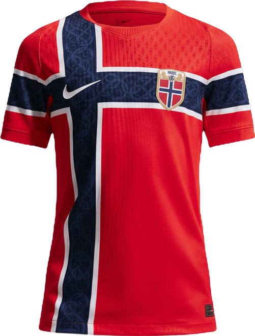 Norveç Milli Takımı 2026 Maç İç Saha Nike Aero-FIT Genç Çocuk Futbol Forması