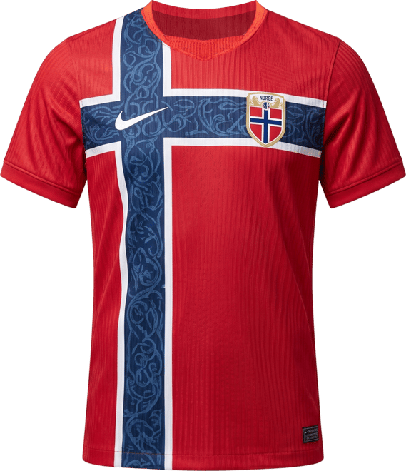 Norway National Team 2026 Match (hjemmedrakt) Nike Aero-FIT-fotballdrakt til store barn