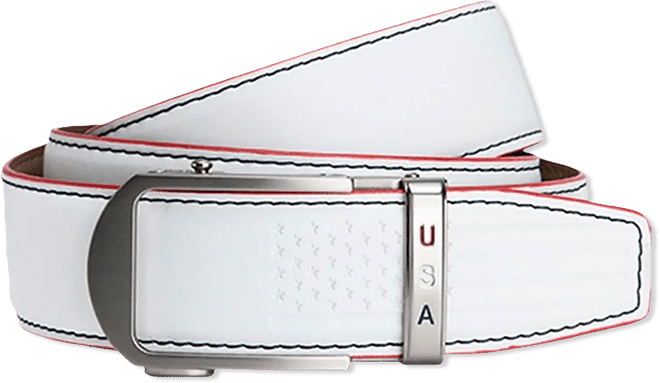 Nexbelt Men's Anthem White Golf Ratchet Belt | Golf Galaxy