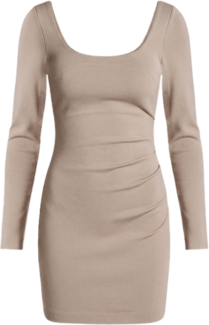 bcbg ruched mini dress BCBG Maxazria Teal Green ruched mini dress with
