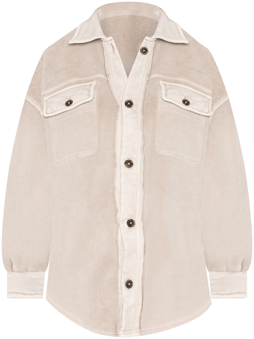 Free People x We The Free Ruby Jacket in Stone | REVOLVE