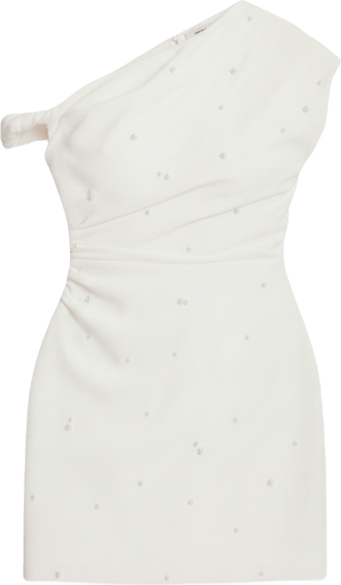 Six Stories Women's Asymmetric Bardot Mini Dress - Macy's