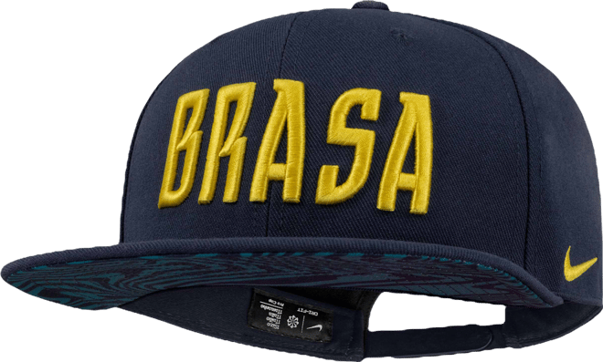 Brasil Men's Nike Pro Snapback Hat