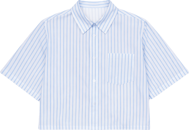 Nike Sportswear Chill Poplin Playera a rayas oversized para mujer