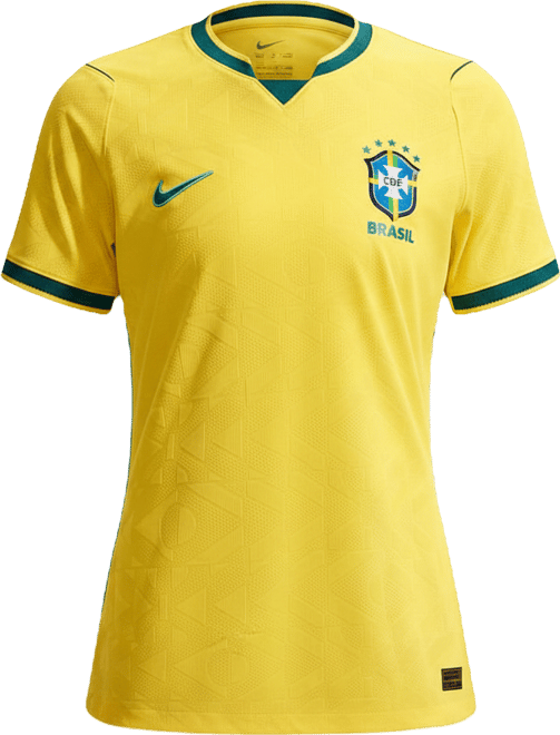 Brasil local 2026 Match Jersey de futbol Nike Aero-FIT Authentic para mujer