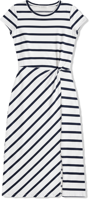 liz claiborne t shirt dress Liz Claiborne Womens Short Sleeve Midi T-Shirt Dress