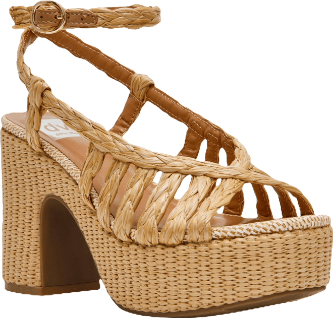 DV Dolce Vita Women's Micksy Two-Piece Strappy Platform Sandals
