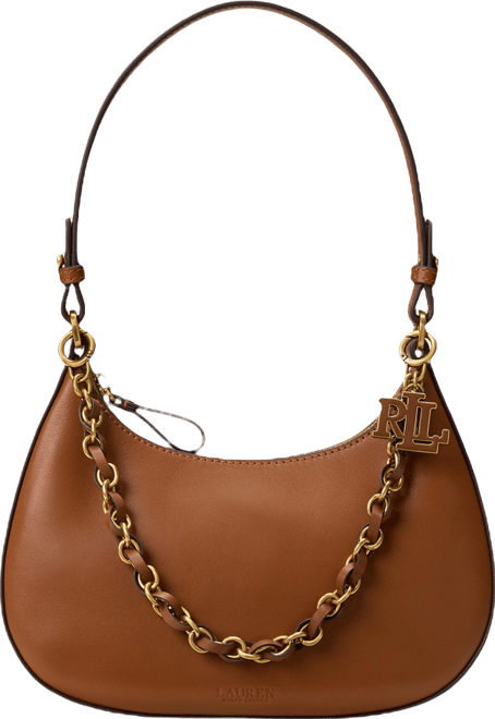Lauren Ralph Lauren Marcy Medium Leather Shoulder Bag - Macy's