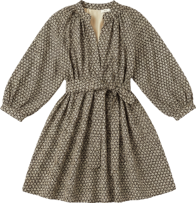 long sleeve purple dress mini Entro Purple Glittery V-Neck Long Sleeve Mini Dress Featuring Knot Detail At Waist Front Medium