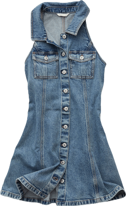 AE Denim Sleeveless Mini Dress | American Eagle