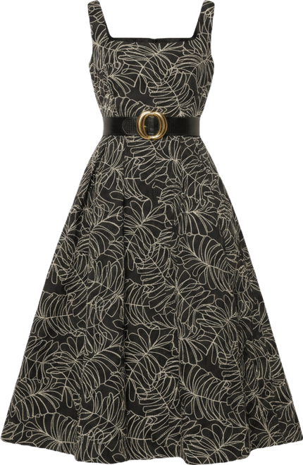utility square neck a line midi dress MAXINE Nataly Square Neck Fitted Midi Dress | Wild Dove Boutique